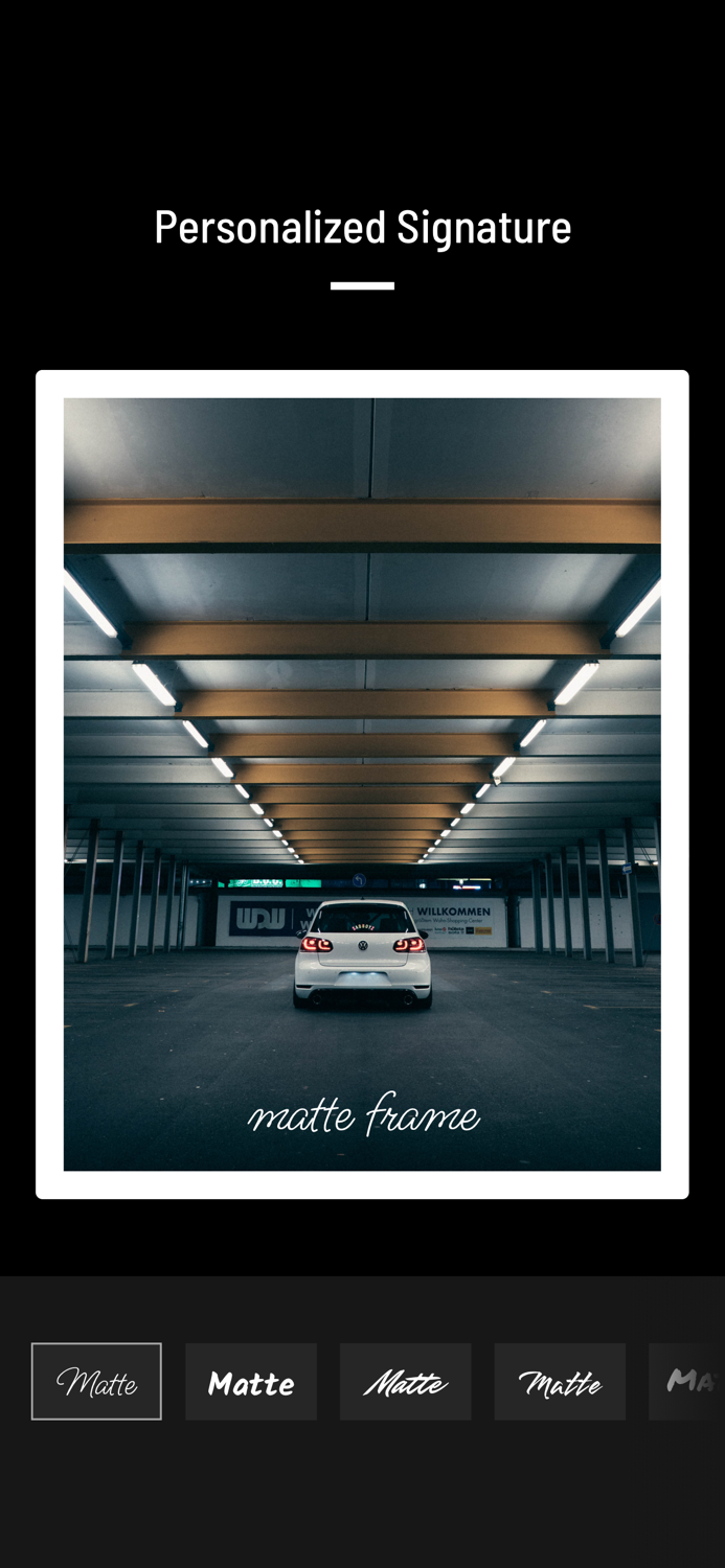 Matte Frame - Photo Frame