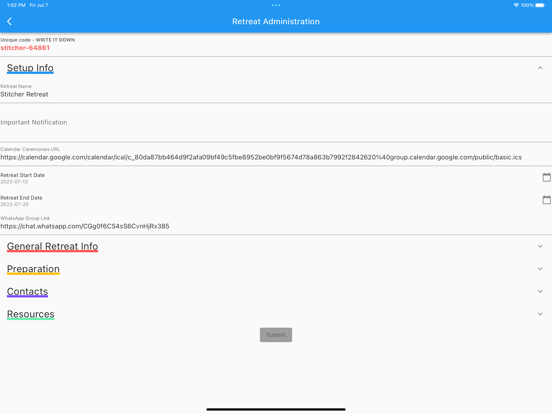 Serene Retreat iPad screenshot 2 - Travel app