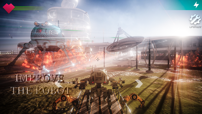 SciFi Robot Mech Battle Drone