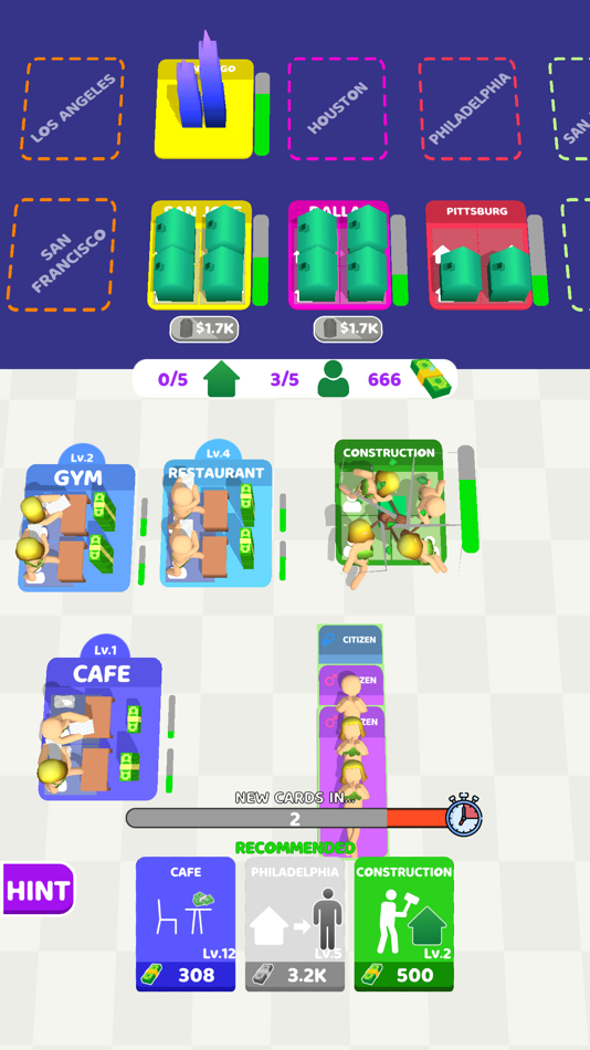 #10. Mini City Idle (iOS) Podle: Marula Games OU