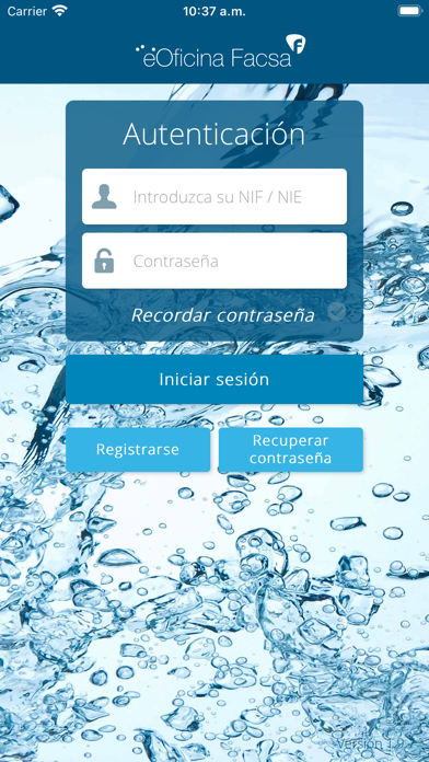 eOficina Facsa Screenshot