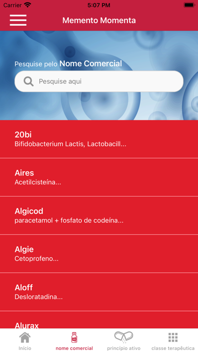Momenta Evidência Screenshot