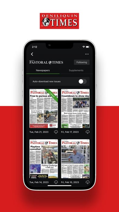 Deniliquin Pastoral Times Screenshot
