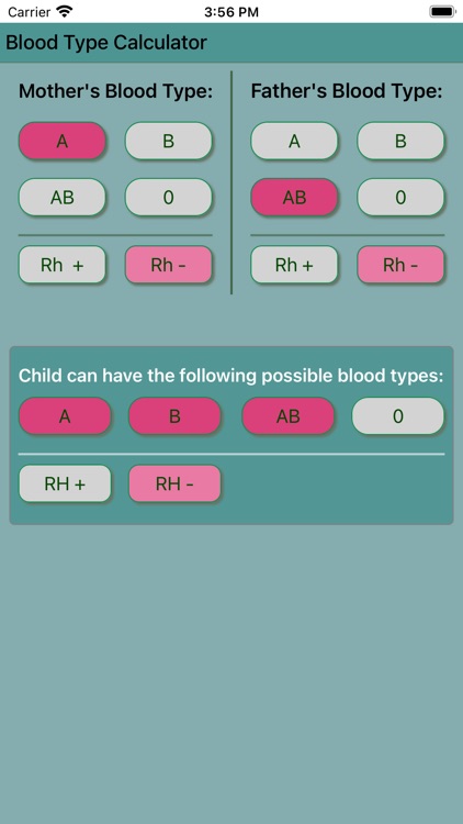 Blood Type Calculator by Krzysztof Gwiazda