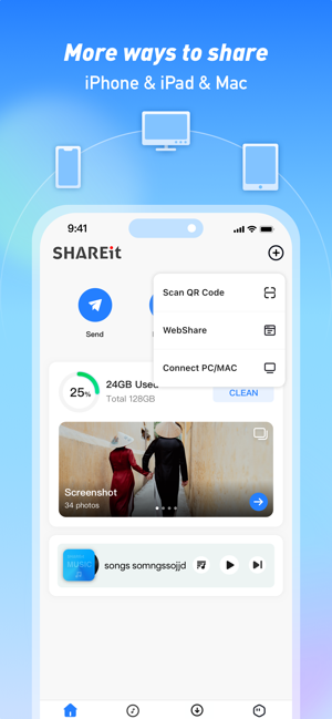 ‎SHAREit: Transfer, Share Files Screenshot