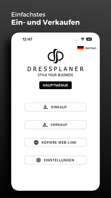 DRESSPLANER Screenshot