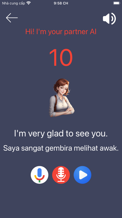 Learn Malay Phrases Offline Screenshot