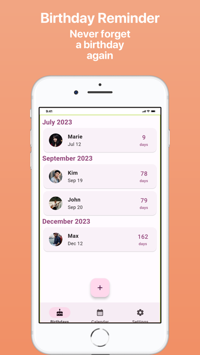 Birthday Reminder - Pro Screenshot
