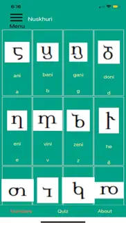 learn georgian alphabet! iphone screenshot 3
