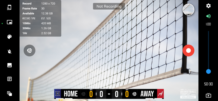 BT Volleyball Camera