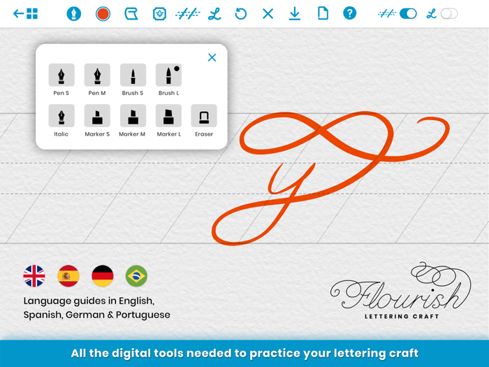 Calligraphy Tracing - Flourish