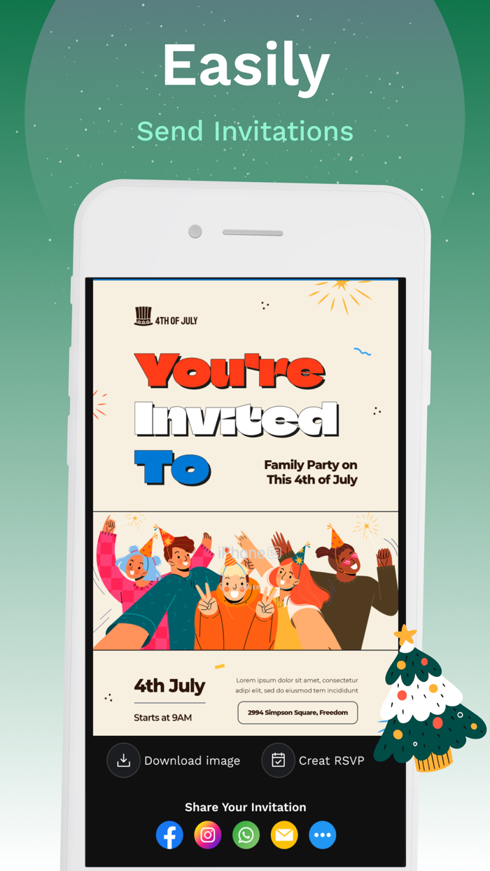 Party Invitation Cards Maker