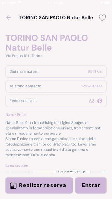 Natur Belle IT Screenshot