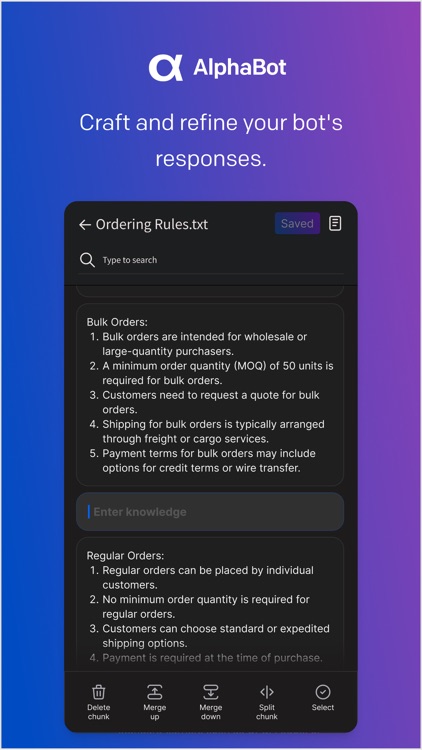 AlphaBot: AI & Human Expertise screenshot-4