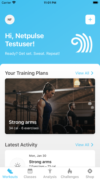 Fitnesspark Screenshot