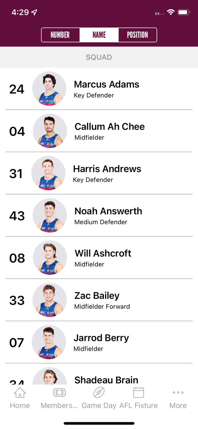 Brisbane Lions Official App