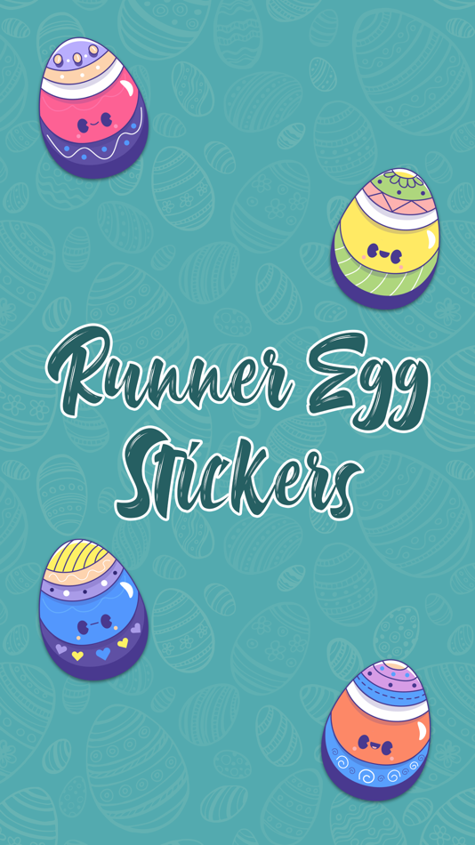 Runner Egg Stickers - 1.2 - (iOS)