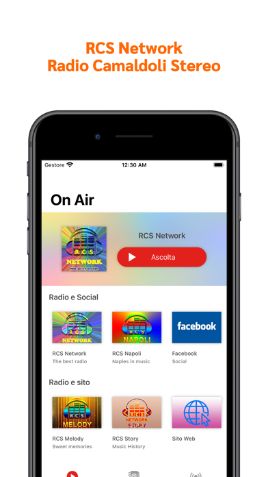 RCS Network Screenshot