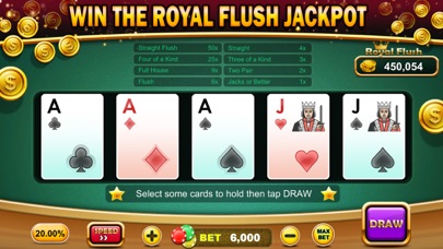 Video Poker Casino Pro Offline Screenshot