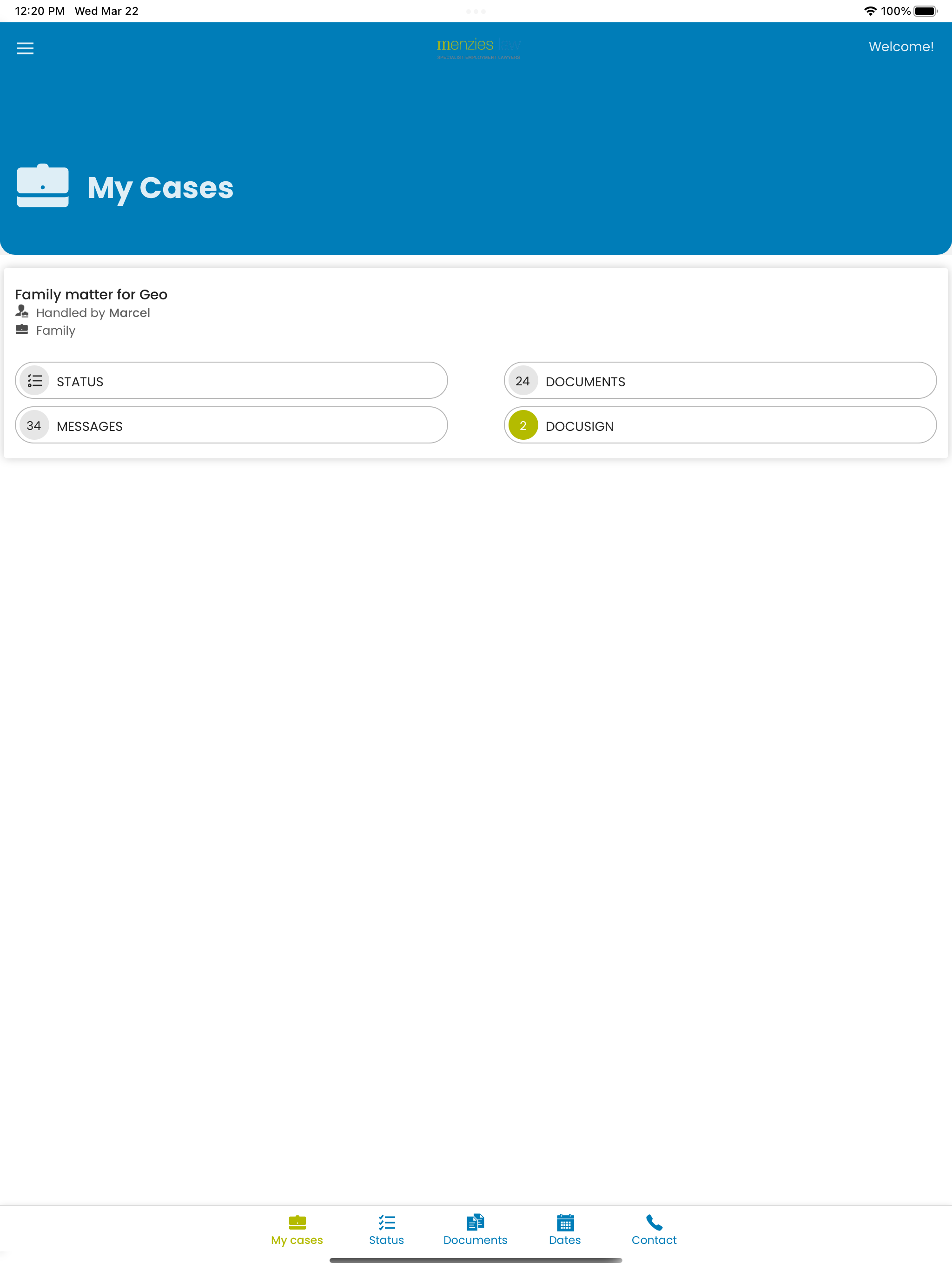 Menzies Law Portal
