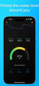 Decibel Meter: Sound Level dB screenshot #1 for iPhone