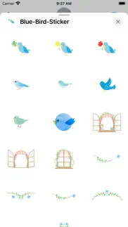 How to cancel & delete blue bird sticker 1