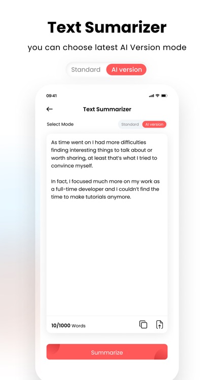 Summarizing Tool screenshot-3