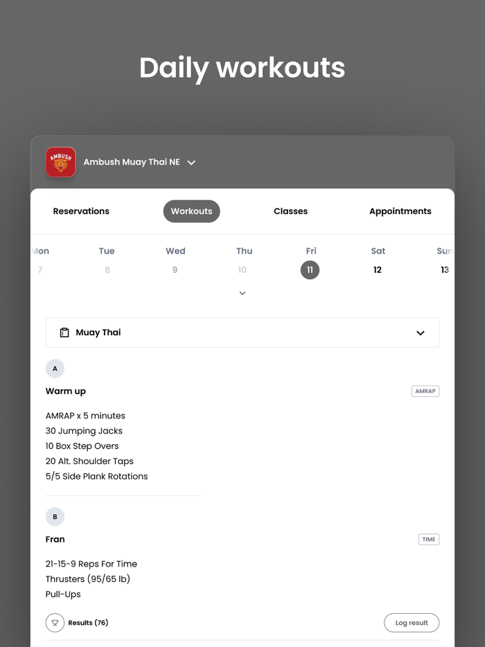 Ambush Muay Thai SATX