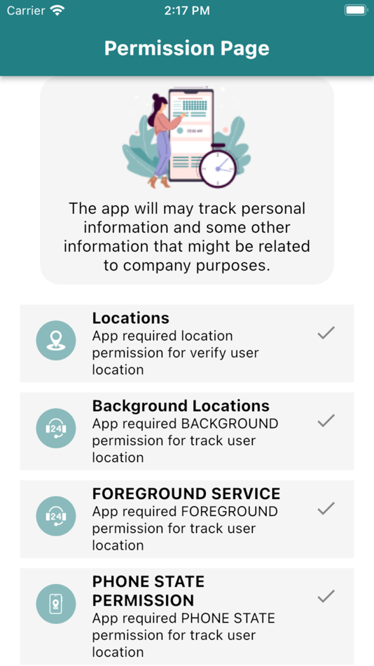 #2. Employee Tracker (iOS) 由: Start4cloud Ltd