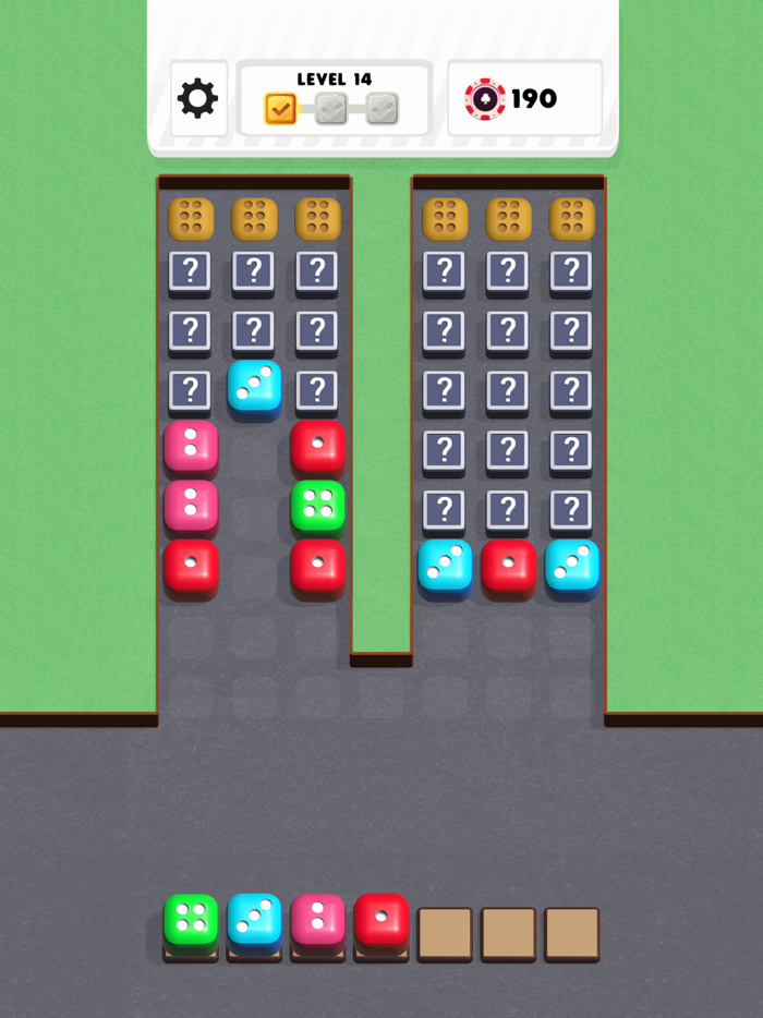 Dice Stack - Merge and Clear