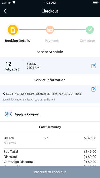 Bookme247 APP Screenshot