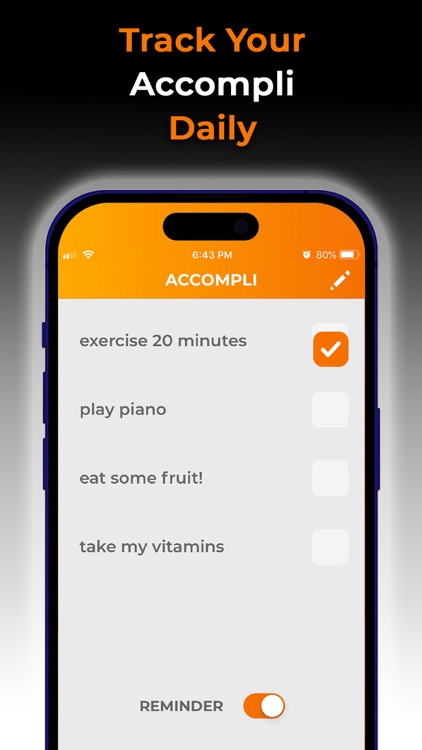 Accompli: Goal & Habit Tracker