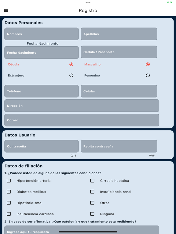 GALENOCARE iPad screenshot 4 - Medical app