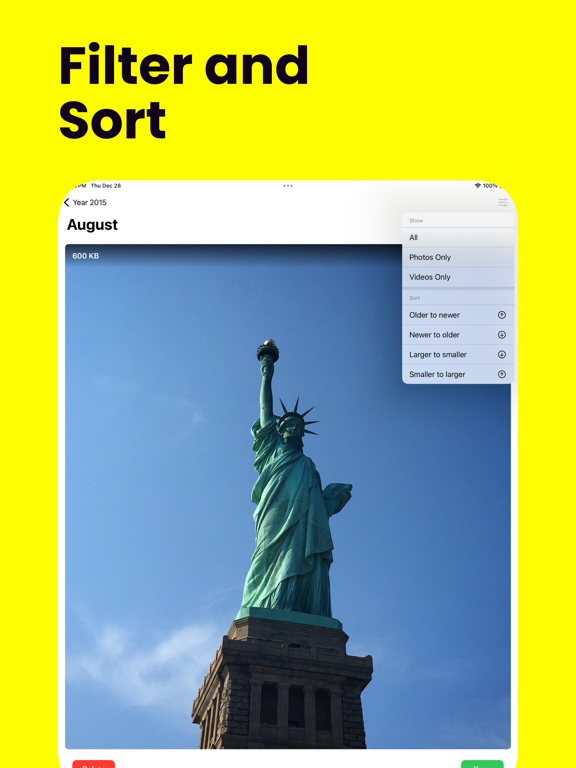 Screenshot #5 pour Swipe To Delete Photos