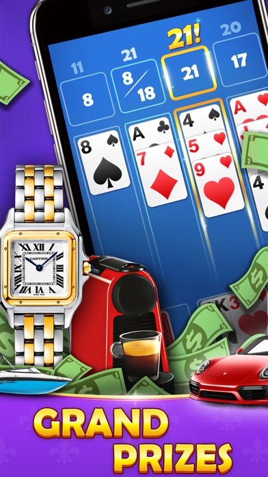 21 Solitaire: Cash Card Game Screenshot