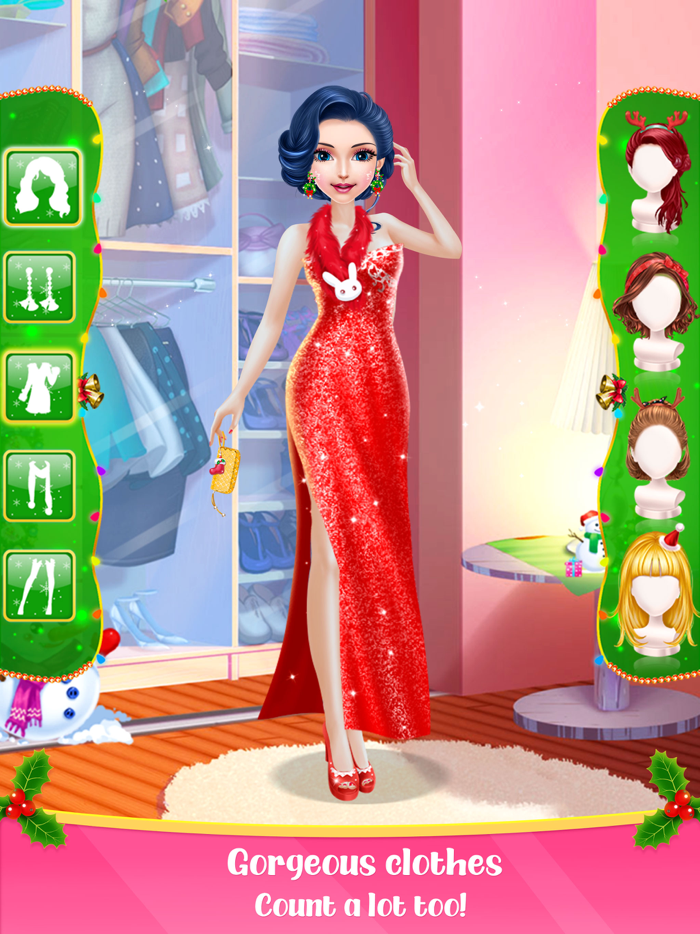 Christmas Game Make Up Games