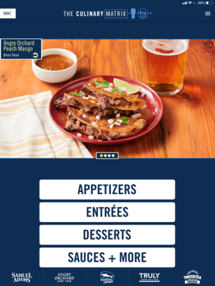 Boston Beer - Culinary Matrix