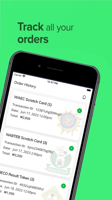 BuyCard: WAEC NECO NABTEB ePIN Screenshot