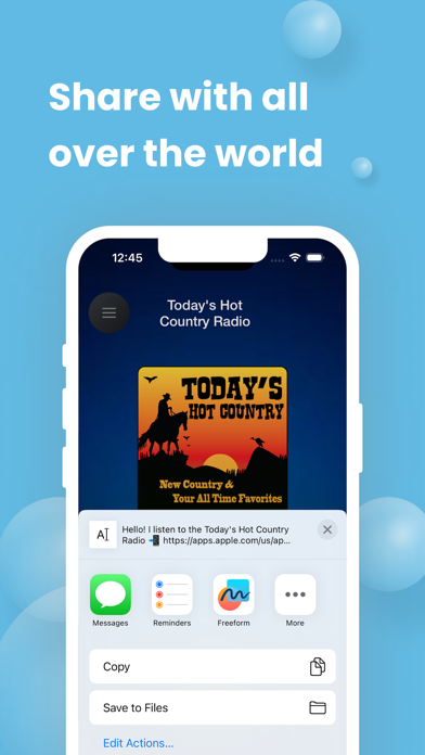 Todays Hot Country Screenshot