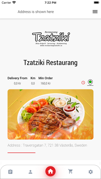 Tzatziki Restaurang Screenshot