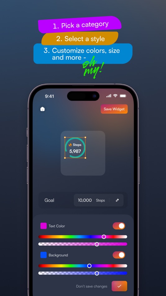 #5. Any Widget... Literally Any. (iOS) Podle: Abstrakt Group Abstrakt, LLC