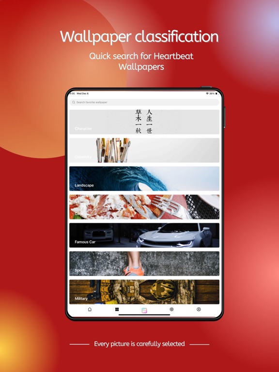 Wallpapers-Massive wallpaper iPad screenshot 3 - Utilities app