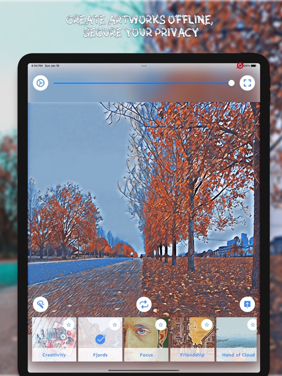 Artistica - Photo Art Filter iPad screenshot 5 - Photo & Video app