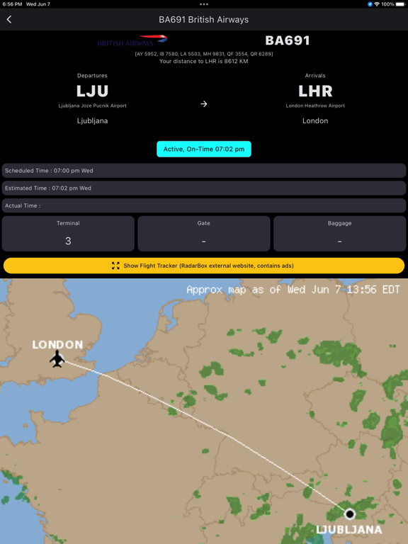 Screenshot #5 pour Dubai Airport: Flight Info