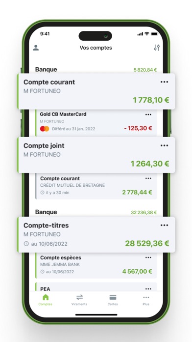 Fortuneo, Ma banque en ligne Screenshot