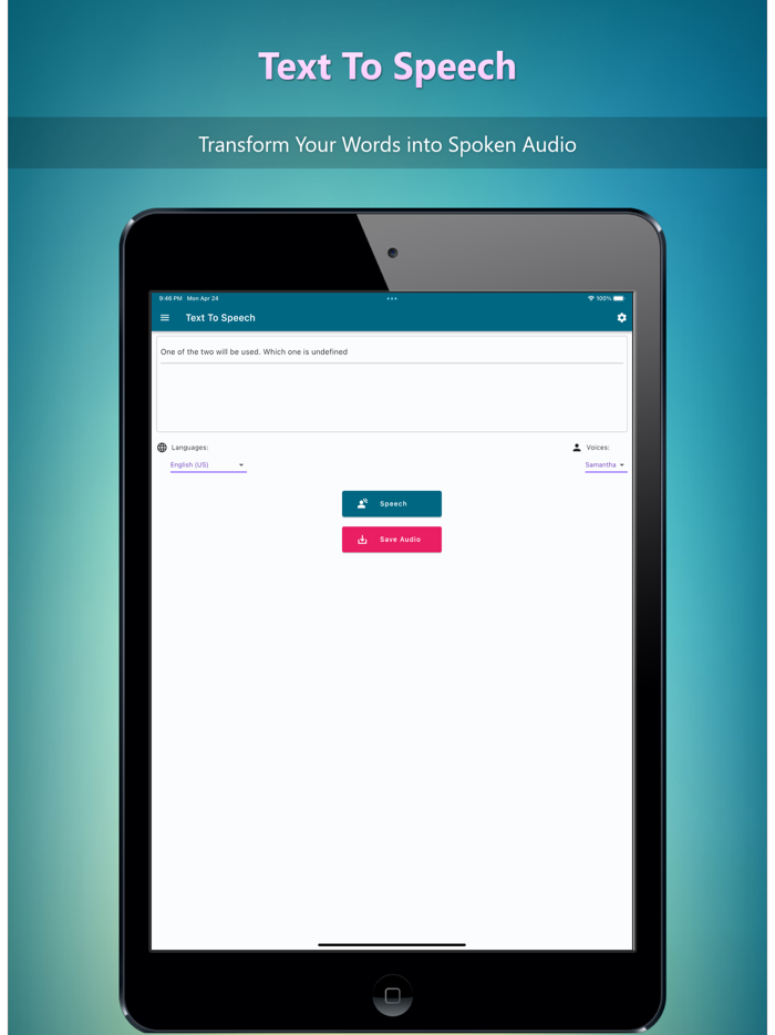 Text To Speech - Text Reader