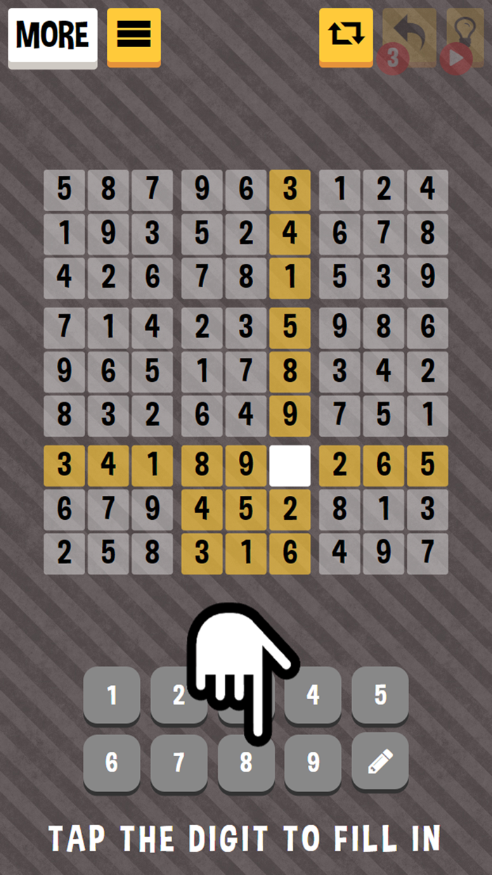 Sudoku Classic Brain Puzzle