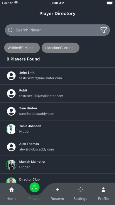 ReserveR Screenshot