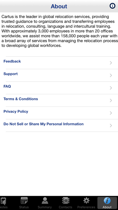 Cartus Screenshot