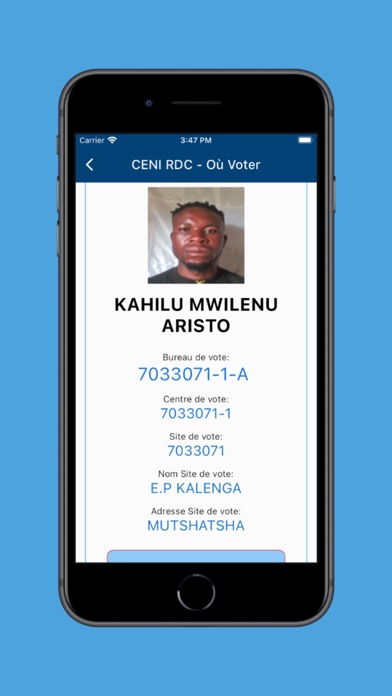 CENI RDC Mobile Screenshot